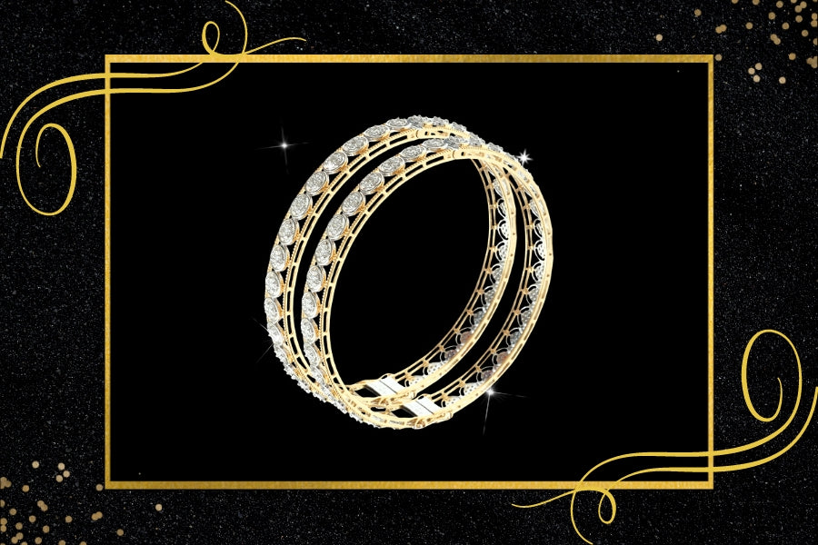 types of diamond bangles