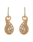 Bold Diamond Earrings And Pendant Set