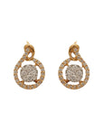 Round Diamond Pendant And Earrings Set