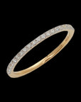 Single Line Diamond Ring