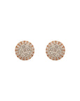 Round Diamond Earrings And Pendant Set