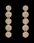 Drop Diamond Earrings And Pendant Set