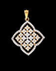 Floral Diamond Pendant