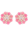 Floral Multidimensional diamond Earrings