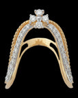 Elegant EVVS Diamond and 18K Gold Veli Ungara