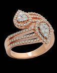 Elegant Droplets Diamond Ring 17146