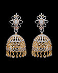 2 in1 Diamond Jhumka Earrings