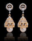 Diamond Jhumka Earrings