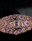 Diamond Bracelet with Morganite