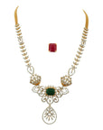 Magnificent Diamond Necklace with interchangeable Ruby and Emerald