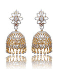 2 in1 Diamond Jhumka Earrings