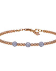 Round Beaded Diamond Flex Bracelet