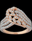 Gold and Diamond Kiritam Ring