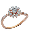 Exceptionally Splendid Design on Diamond Ring 17155