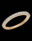 Single Line Diamond Ring