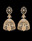 Gold and Diamond (Mini Jhumki) Earrings