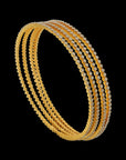 Elegantly Pretty Gold and Diamond Bangles