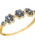 Bracelet with Sapphire Blue Gemstones