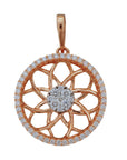 Lovely Circular Diamond Pendant