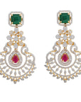 Detachable Multiway Diamond Chandbali Earrings