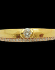 Gold  EVVS 1/6 Diamond Ring/Wedding Band