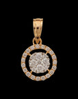 Circular Diamond Pendant