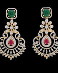 Detachable Multiway Diamond Chandbali Earrings