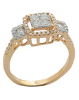 Finely Designed Diamond Ring 17162