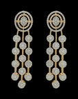 18K Gold  EVSS Diamond (Haramu) Necklace and Earrings Set