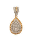 Droplet Diamond Earrings And Pendant Set