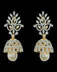 Detachable Chandbali Diamond Earrings