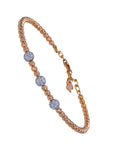 Round Beaded Diamond Flex Bracelet