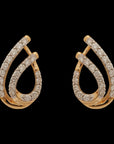 Droplet-shaped Diamond Earrings And Pendant Set