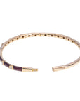 Enamel Diamond Bangle Bracelet