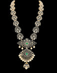 4-in-1 Natural Emerald/Ruby and Diamond Necklace