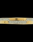 South Indian Style Gold and Diamond Wedding Band (Ring)