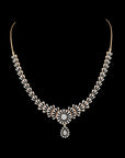 EVVS Diamond and 18K Gold Necklace and Earrings (Cevipogulu) Set