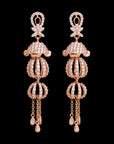 Light Weight Chandelier Diamond Jhumka Earrings