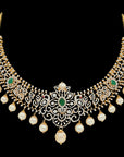 3-in-1 Changeable Emerald Diamond Necklace