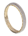 Stackable Diamond Border Bangles