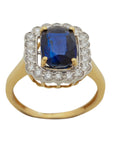 Sapphire And Diamond Ring