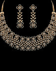 Floral Design Diamond Necklace