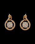 Round Diamond Pendant And Earrings Set