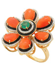 Colorful Gold Ring