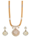 Multi-way  Diamond Necklace Earrings Set