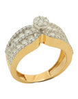 Shiny Gold and Diamond Ring