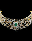 Gold  Diamond Haramu with Detachable Pendant