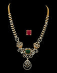 Magnificent Diamond Necklace with interchangeable Ruby and Emerald