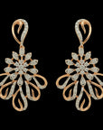 18K Gold  EVVS Diamond Haaram (Necklace)  Earrings Set