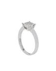 White Gold Diamond Illusion Engagement Ring